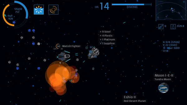 Игра SuperCluster: Void, скриншот