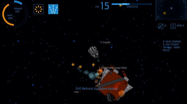 Игра SuperCluster: Void, скриншот