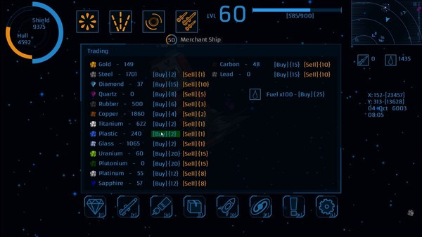 Игра SuperCluster: Void, скриншот