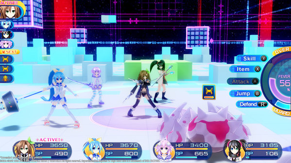 Игра Superdimension Neptune VS Sega Hard Girls, скриншот