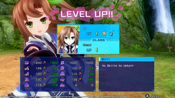 Игра Superdimension Neptune VS Sega Hard Girls, скриншот