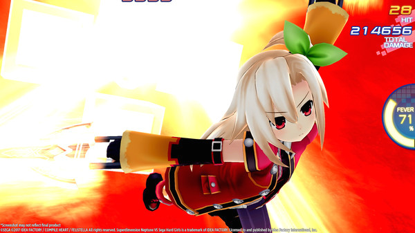 Игра Superdimension Neptune VS Sega Hard Girls, скриншот