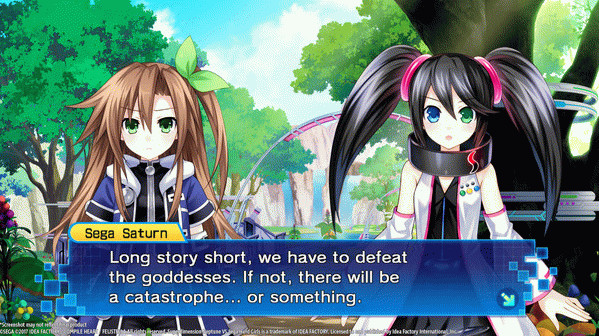 Игра Superdimension Neptune VS Sega Hard Girls, скриншот