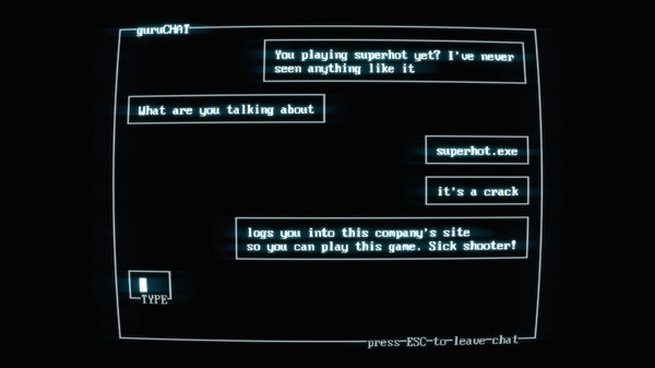 Игра SUPERHOT, скриншот