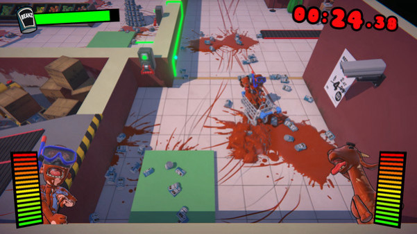 Игра Supermarket Shriek, скриншот