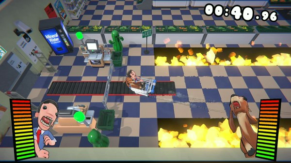 Игра Supermarket Shriek, скриншот