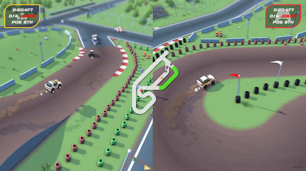 Игра SuperSpec Rallycross, скриншот