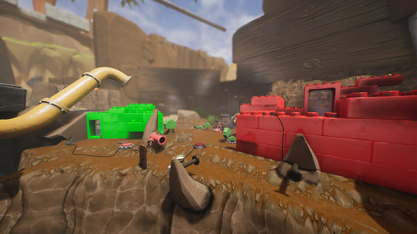 Игра Supraland Crash, скриншот