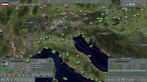 Игра Supreme Ruler 1936 Remastered DLC, скриншот