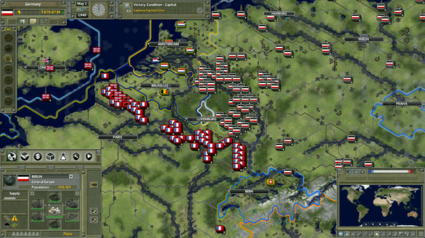 Игра Supreme Ruler 1936, скриншот