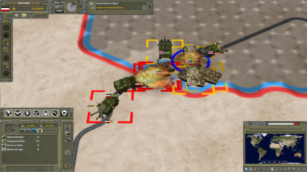 Игра Supreme Ruler 1936, скриншот