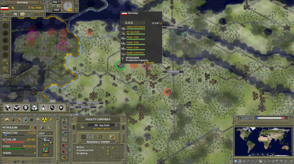 Игра Supreme Ruler 1936, скриншот