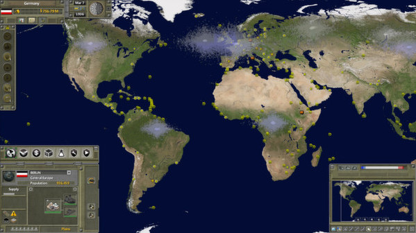 Игра Supreme Ruler 1936, скриншот