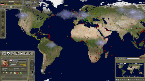 Игра Supreme Ruler 1936, скриншот