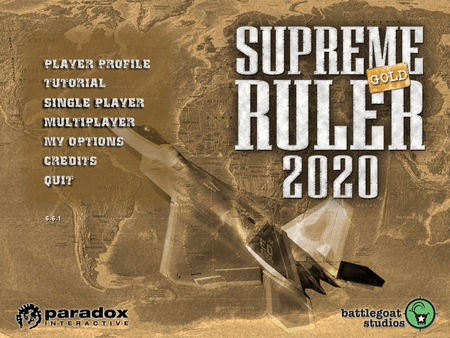 Игра Supreme Ruler 2020 Gold, скриншот