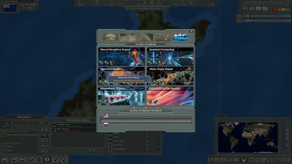 Игра Supreme Ruler 2030 Expansion Pass, скриншот