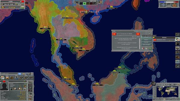 Игра Supreme Ruler: Cold War, скриншот