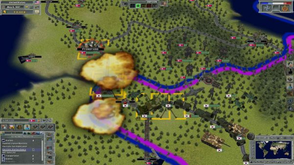 Игра Supreme Ruler: Cold War, скриншот