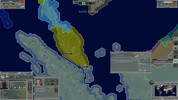 Игра Supreme Ruler: Cold War, скриншот