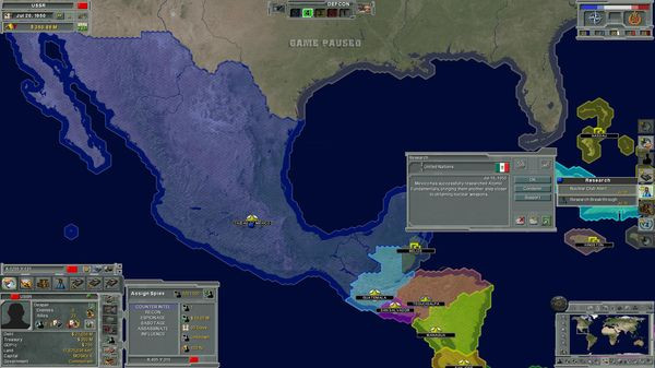 Игра Supreme Ruler: Cold War, скриншот