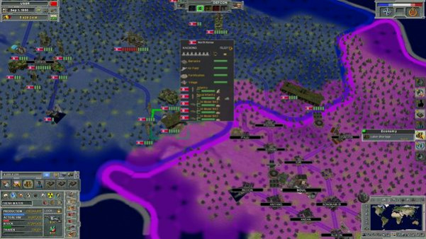 Игра Supreme Ruler: Cold War, скриншот