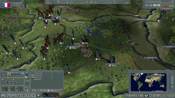 Игра Supreme Ruler The Great War Remastered DLC, скриншот