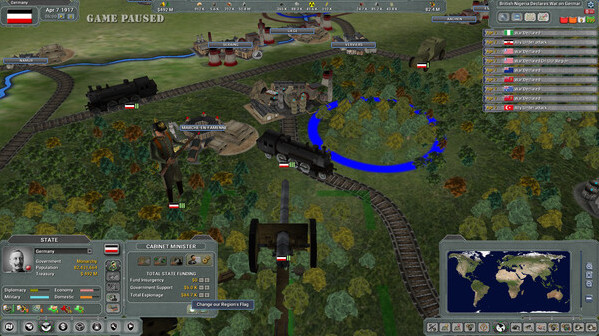 Игра Supreme Ruler The Great War Remastered DLC, скриншот