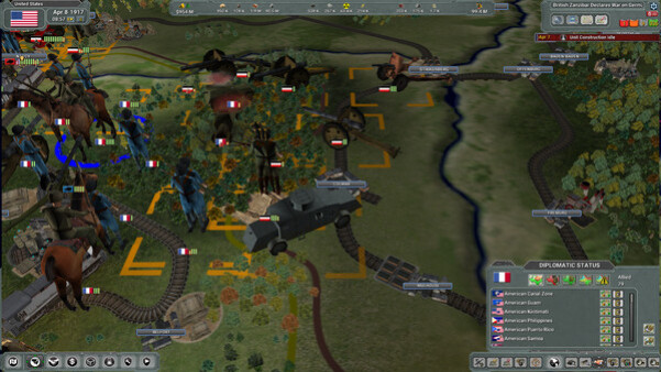 Игра Supreme Ruler The Great War Remastered DLC, скриншот