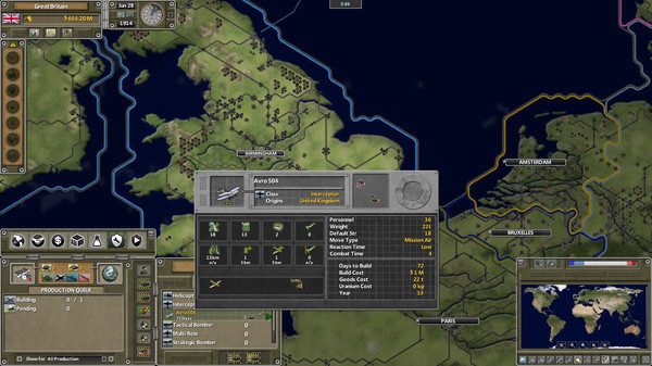 Игра Supreme Ruler The Great War, скриншот