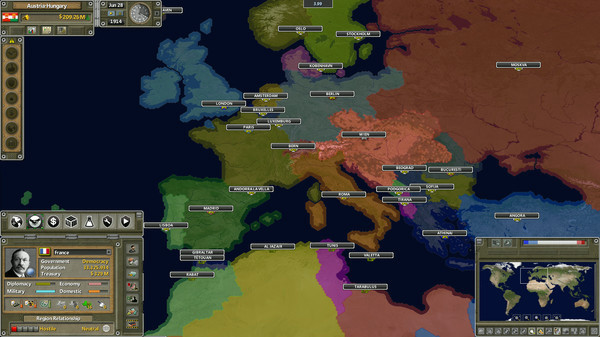Игра Supreme Ruler The Great War, скриншот