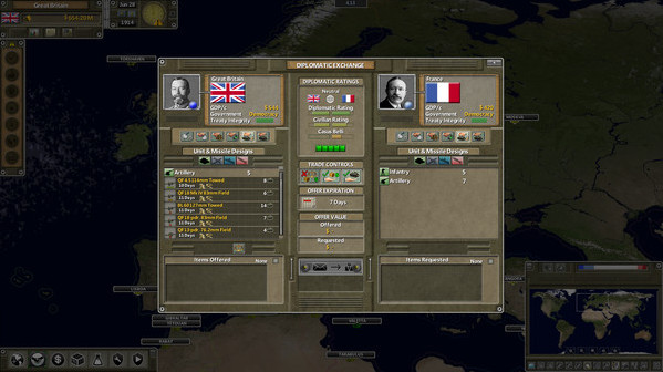Игра Supreme Ruler The Great War, скриншот
