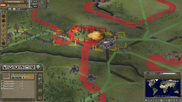 Игра Supreme Ruler The Great War, скриншот