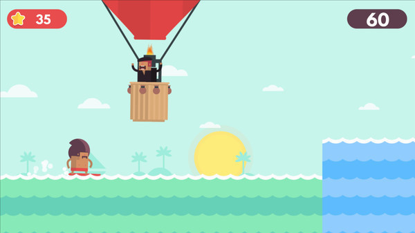 Игра Surfingers, скриншот