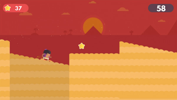 Игра Surfingers, скриншот