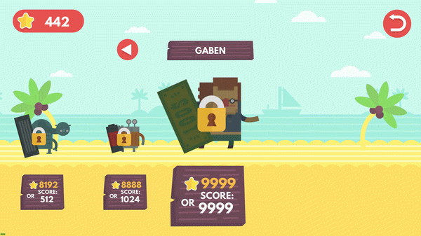 Игра Surfingers, скриншот