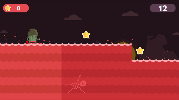 Игра Surfingers, скриншот