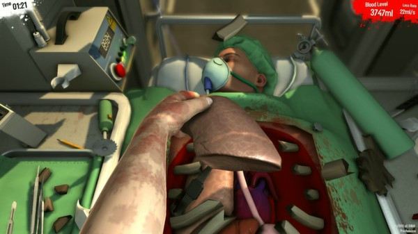 Игра Surgeon Simulator, скриншот