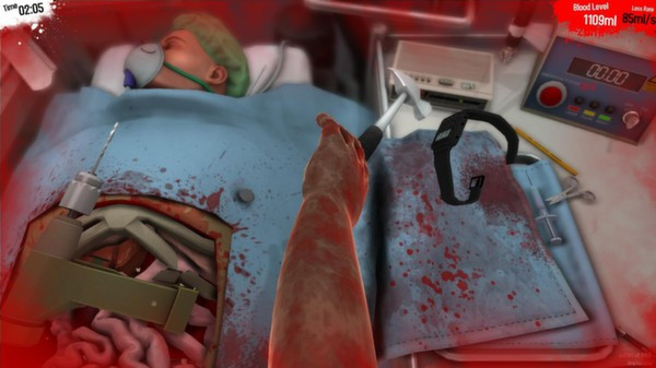 Игра Surgeon Simulator, скриншот