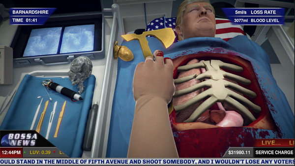 Игра Surgeon Simulator, скриншот