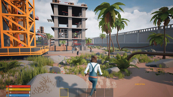 Игра SurrounDead Poly Construction, скриншот