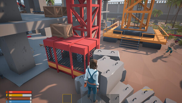 Игра SurrounDead Poly Construction, скриншот