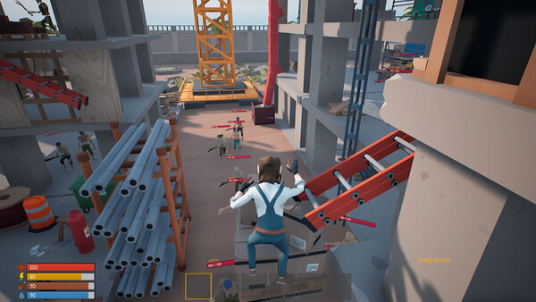 Игра SurrounDead Poly Construction, скриншот