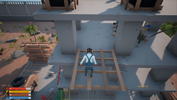 Игра SurrounDead Poly Construction, скриншот