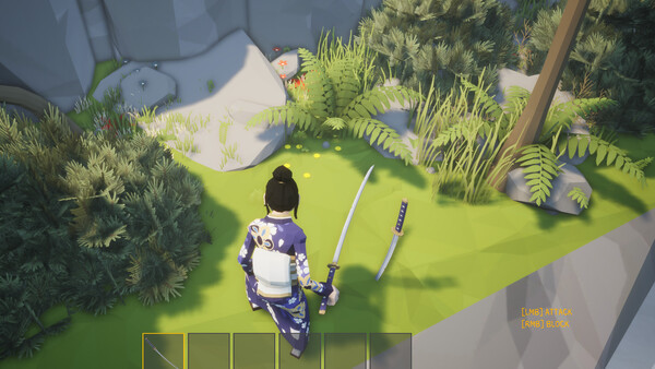 Игра SurrounDead Poly ‌Japan Sakura Japan Sword, скриншот