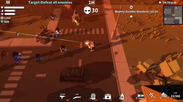 Игра Survivors Of The Zombie World, скриншот