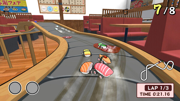 Игра SUSHI Race, скриншот