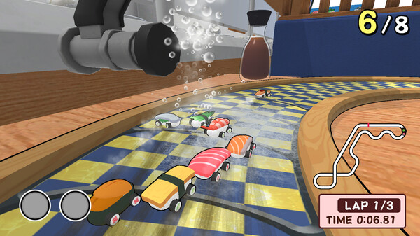 Игра SUSHI Race, скриншот