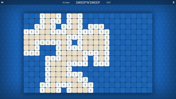 Игра Sweep'n'Sweep, скриншот