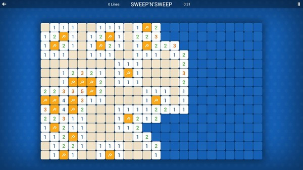 Игра Sweep'n'Sweep, скриншот
