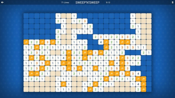 Игра Sweep'n'Sweep, скриншот